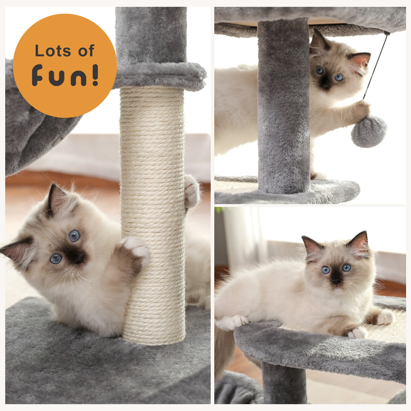 PAWZ Road Cat Tree Tower Condo Scratching Post Scratcher House for Large Cats