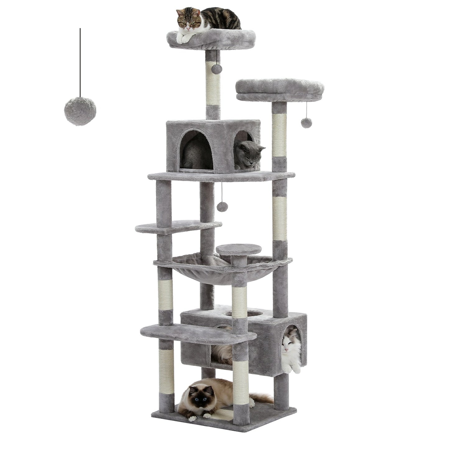 PAWZ Road Cat Tree Tower Condo Scratching Post Scratcher House for Large Cats