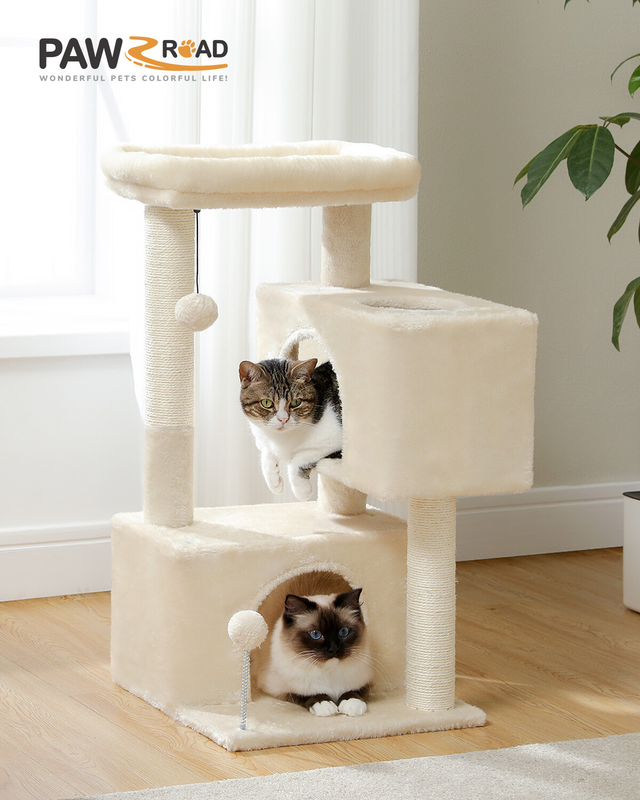 PAWZ Road Cat Tree Tower Condo Scratching Post Scratcher House for Large Cats
