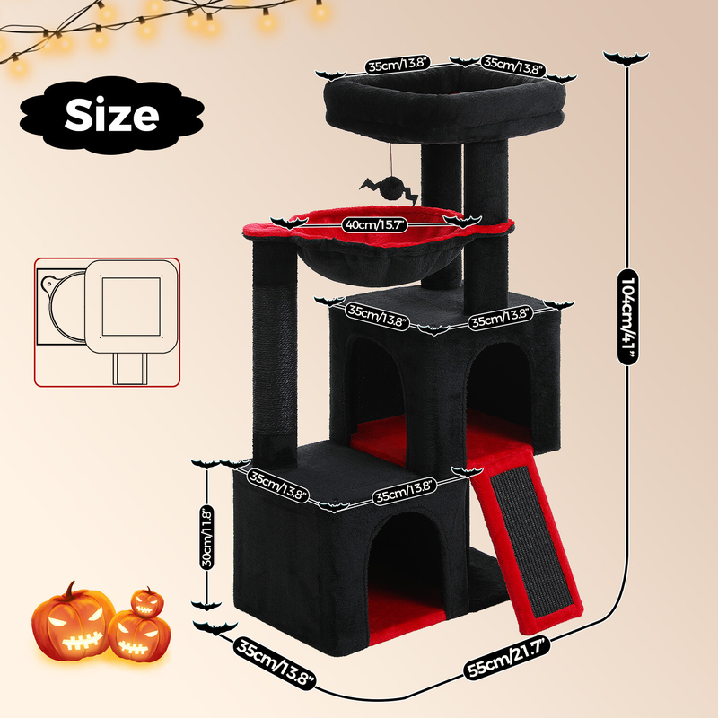 PAWZ Road Cat Tree Tower Condo Scratching Post Scratcher House for Large Cats
