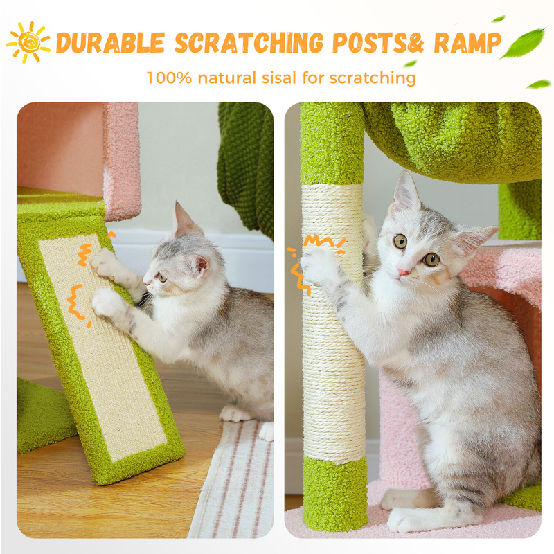 PAWZ Road Cat Tree Tower Condo Scratching Post Scratcher House for Large Cats