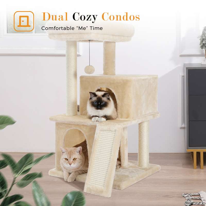 PAWZ Road Cat Tree Tower Condo Scratching Post Scratcher House for Large Cats