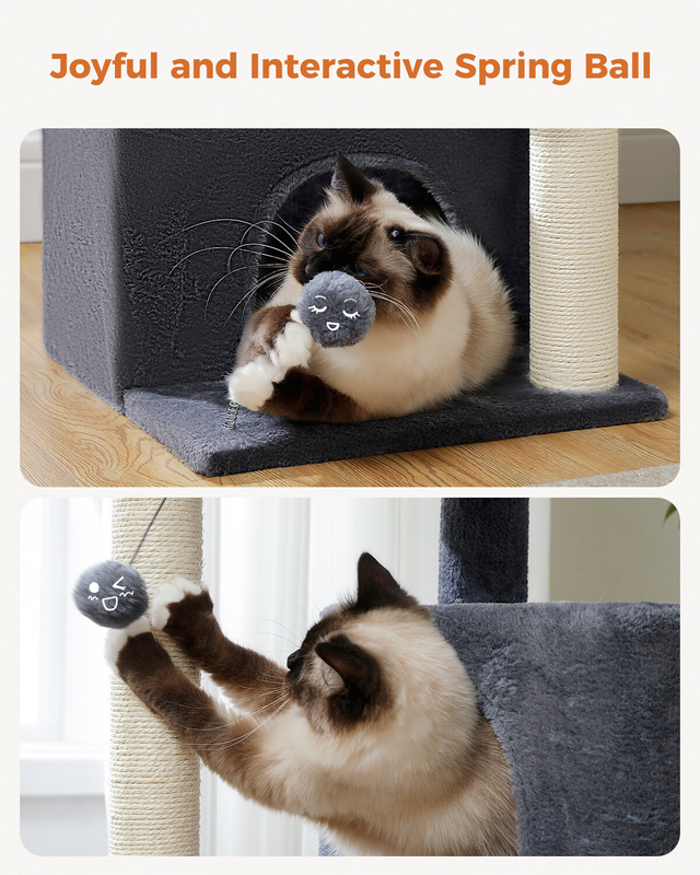 PAWZ Road Cat Tree Tower Condo Scratching Post Scratcher House for Large Cats