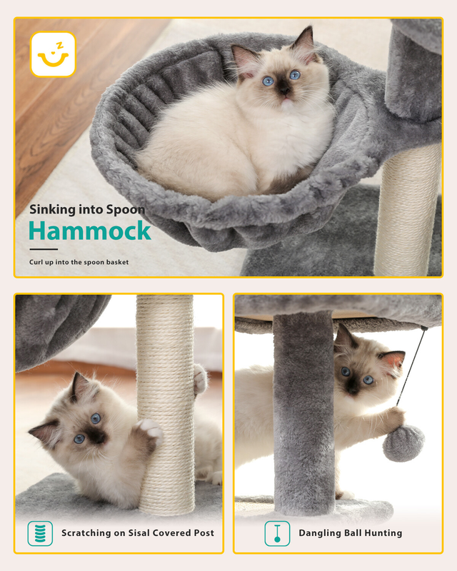 PAWZ Road Cat Tree Tower Condo Scratching Post Scratcher House for Large Cats