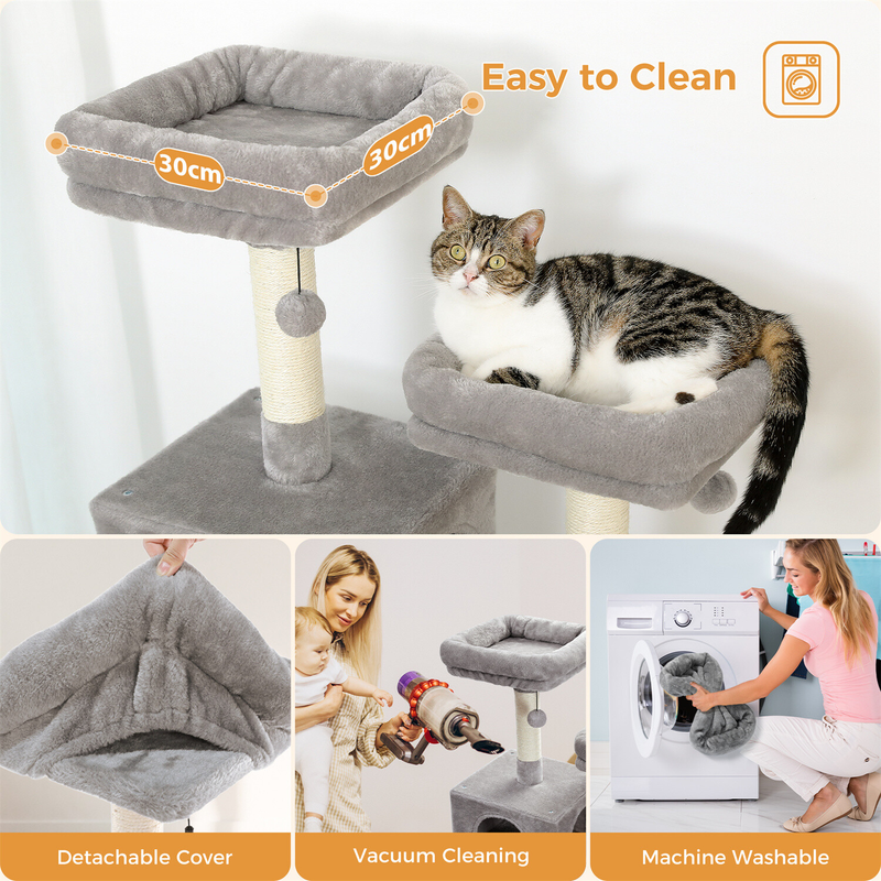 PAWZ Road Cat Tree Tower Condo Scratching Post Scratcher House for Large Cats