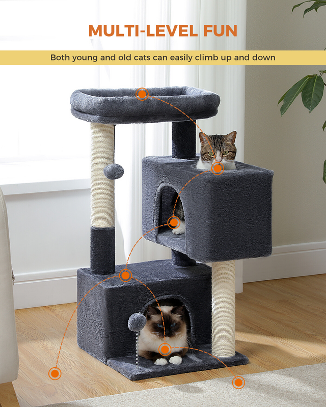 PAWZ Road Cat Tree Tower Condo Scratching Post Scratcher House for Large Cats