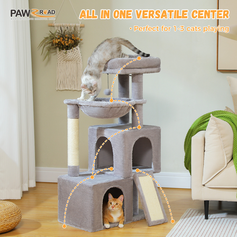 PAWZ Road Cat Tree Tower Condo Scratching Post Scratcher House for Large Cats