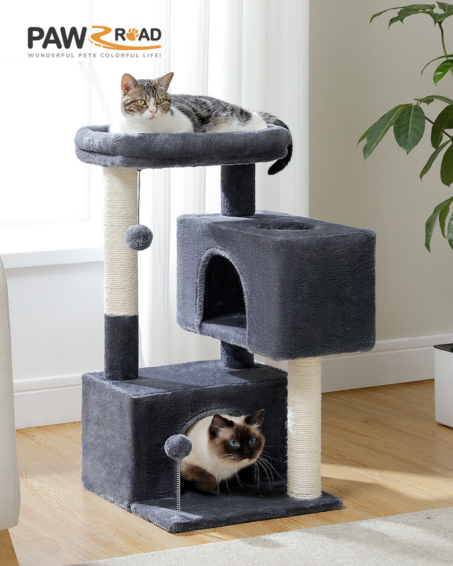 PAWZ Road Cat Tree Tower Condo Scratching Post Scratcher House for Large Cats