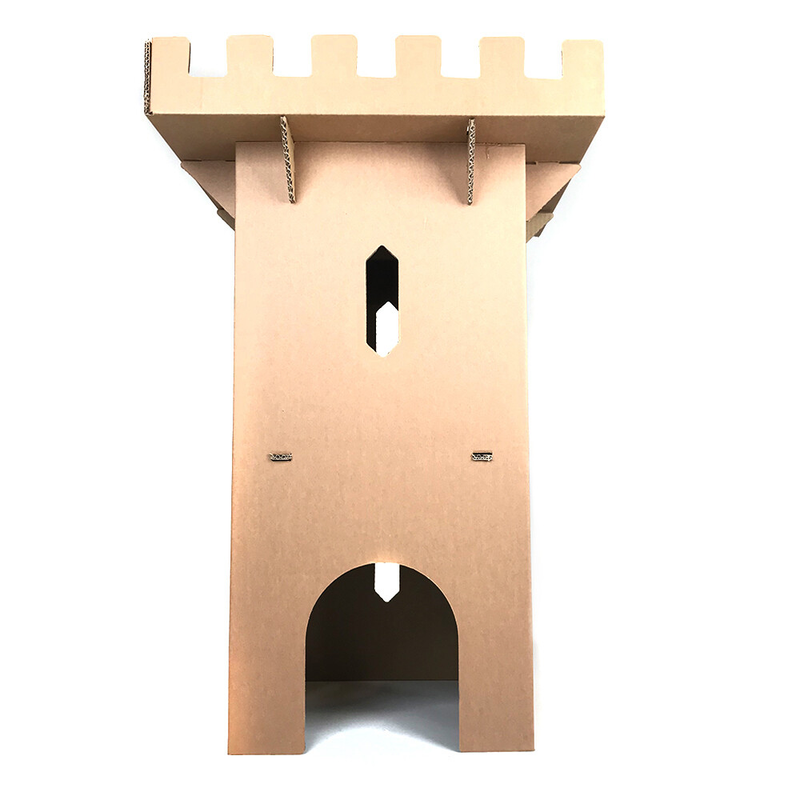 Corrugated Cat Toy Castle Cat Kitten Training Scratcher Bed Hide Out Climbing