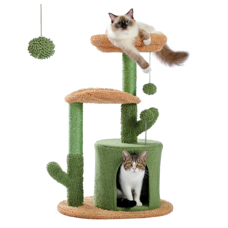 PAWZ Road Cat Tree Tower Condo Scratching Post Scratcher House for Large Cats