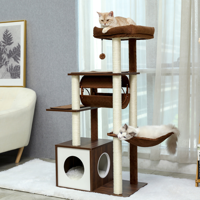 PAWZ Road Cat Tree Tower Condo Scratching Post Scratcher House for Large Cats