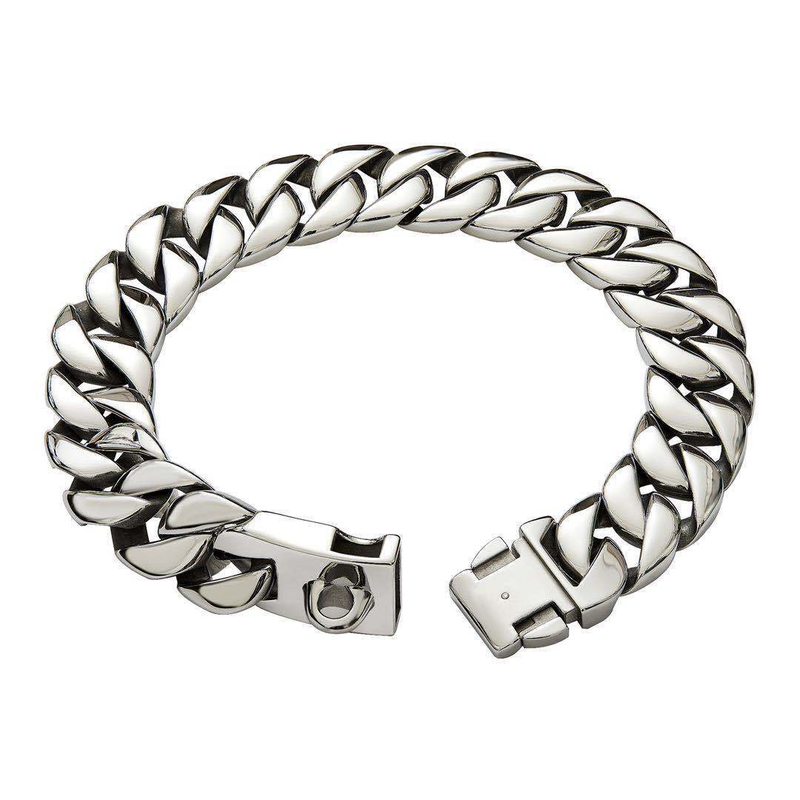 32mm Large Dog Pet P Choke Cuban Chain Solid Stainless Steel Pet Training Collar