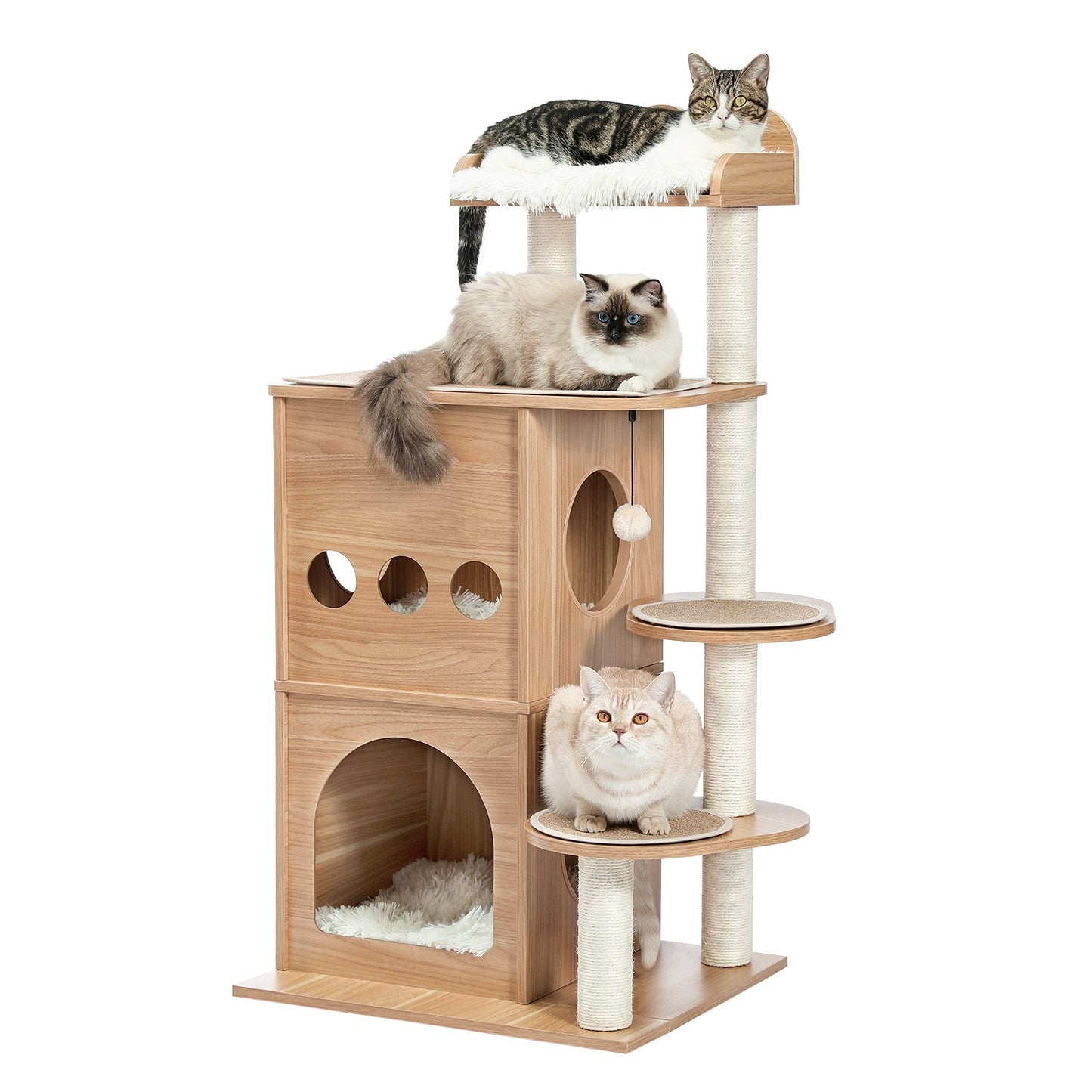 PAWZ Road Cat Tree Tower Condo Scratching Post Scratcher House for Large Cats