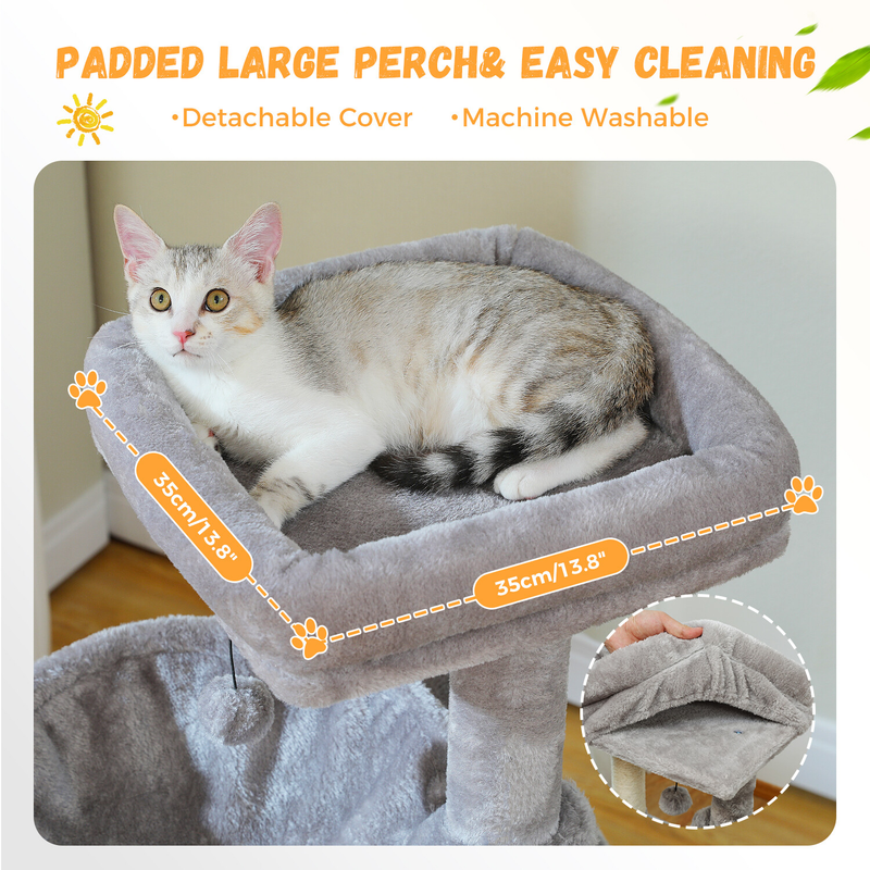 PAWZ Road Cat Tree Tower Condo Scratching Post Scratcher House for Large Cats
