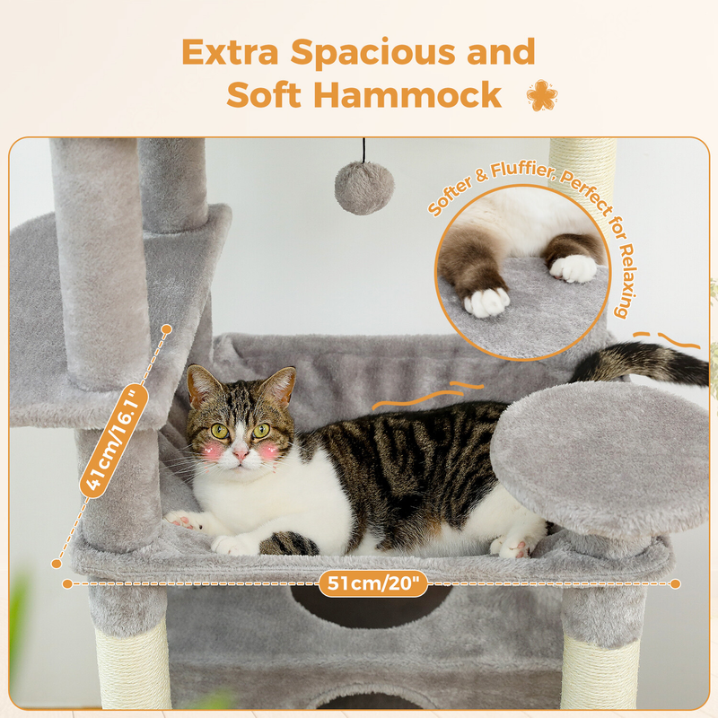 PAWZ Road Cat Tree Tower Condo Scratching Post Scratcher House for Large Cats