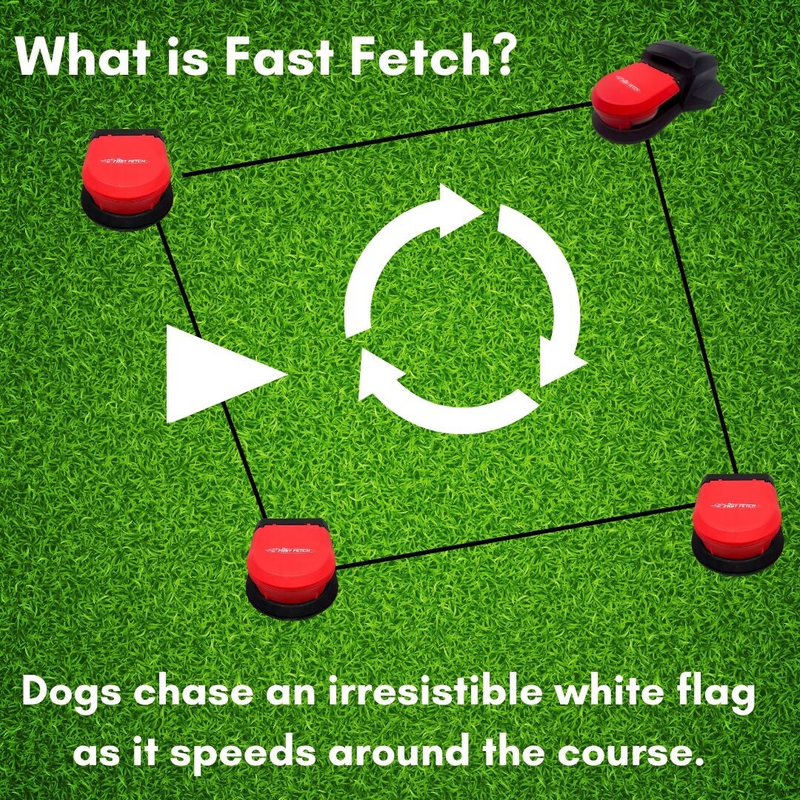 Lure Course for Dogs - Complete Set - Courses up to 300 ft - Batteries Included