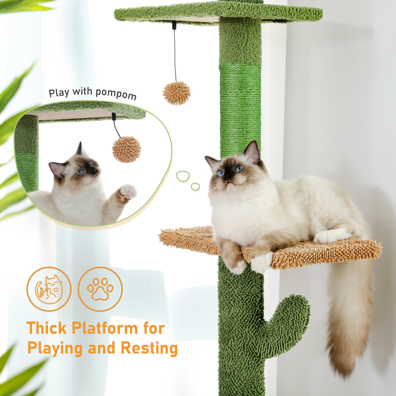 PAWZ Road Cat Tree Tower Condo Scratching Post Scratcher House for Large Cats