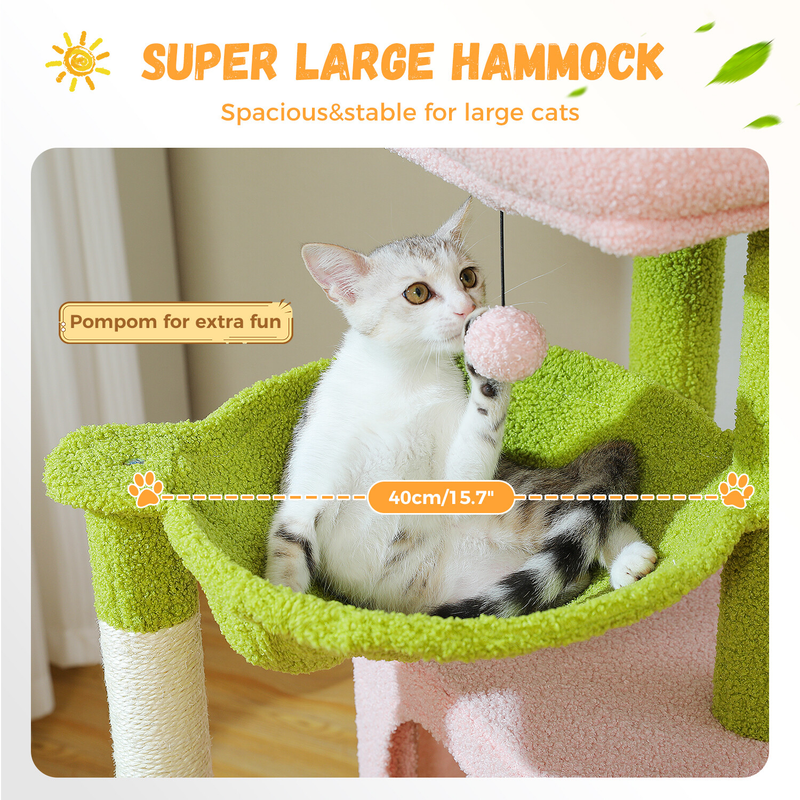 PAWZ Road Cat Tree Tower Condo Scratching Post Scratcher House for Large Cats