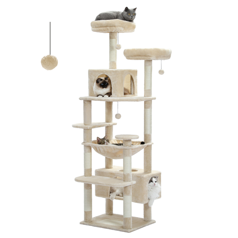 PAWZ Road Cat Tree Tower Condo Scratching Post Scratcher House for Large Cats
