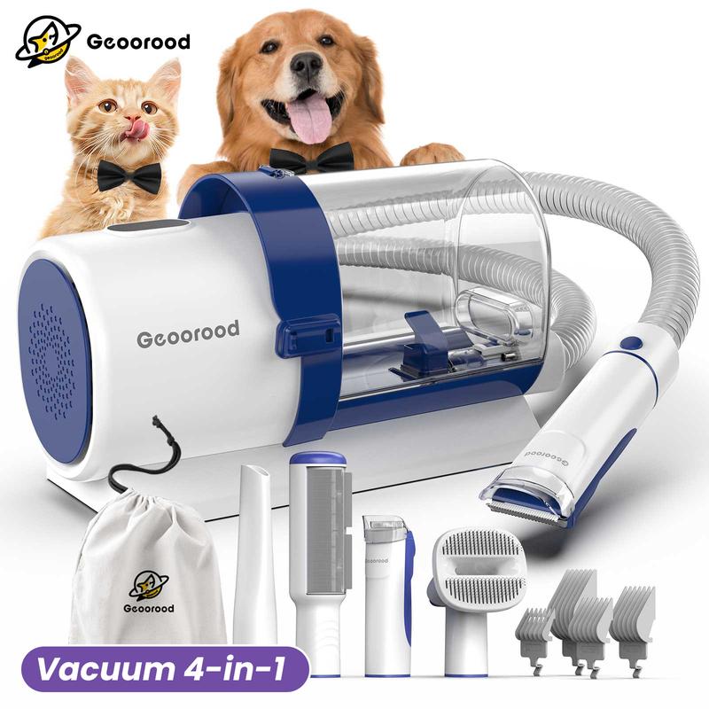 【Geoorood】Dog Grooming Vacuum Kit, Pet Grooming Vacuum with Clipper Nail Grinder, 2.5L Dust Cup Dog deshedding Vacuum Brush with 4-6 Pet Grooming Tools for Shedding Pet Hair, Home Cleaning ##TikTokShopBacktoSchool