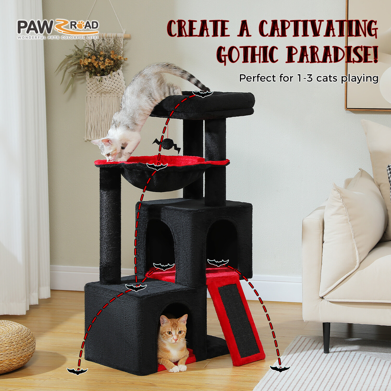 PAWZ Road Cat Tree Tower Condo Scratching Post Scratcher House for Large Cats