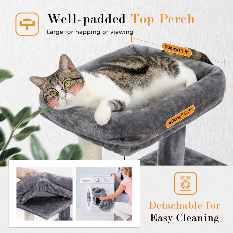PAWZ Road Cat Tree Tower Condo Scratching Post Scratcher House for Large Cats