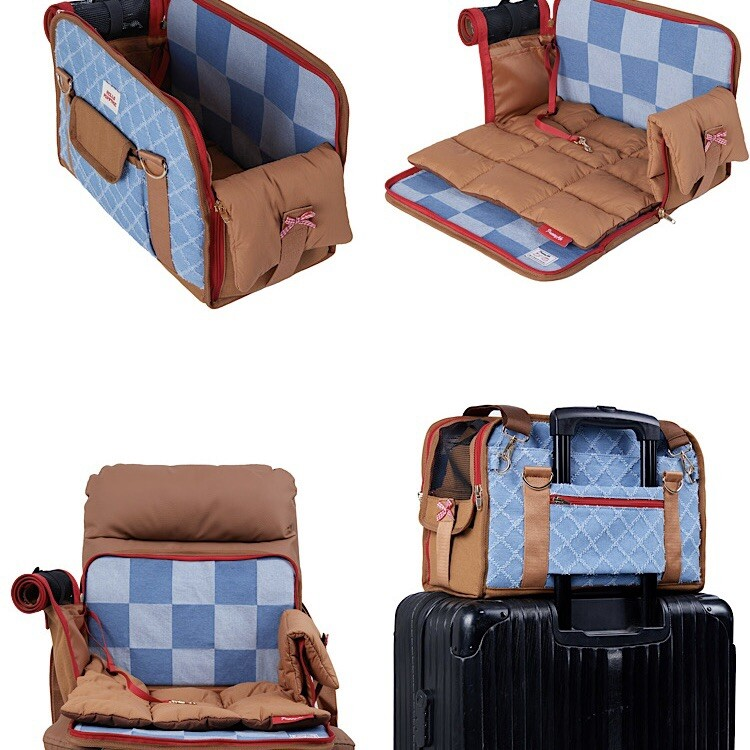 Dog Bag Carrier Fancy Tote Colorful Carry-On Pet Yorkie Waterproof Travel Purse