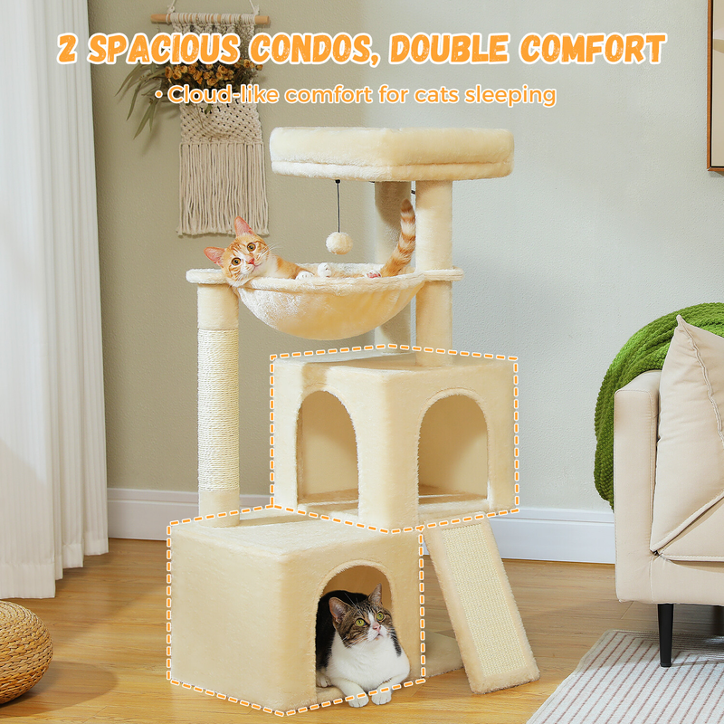 PAWZ Road Cat Tree Tower Condo Scratching Post Scratcher House for Large Cats