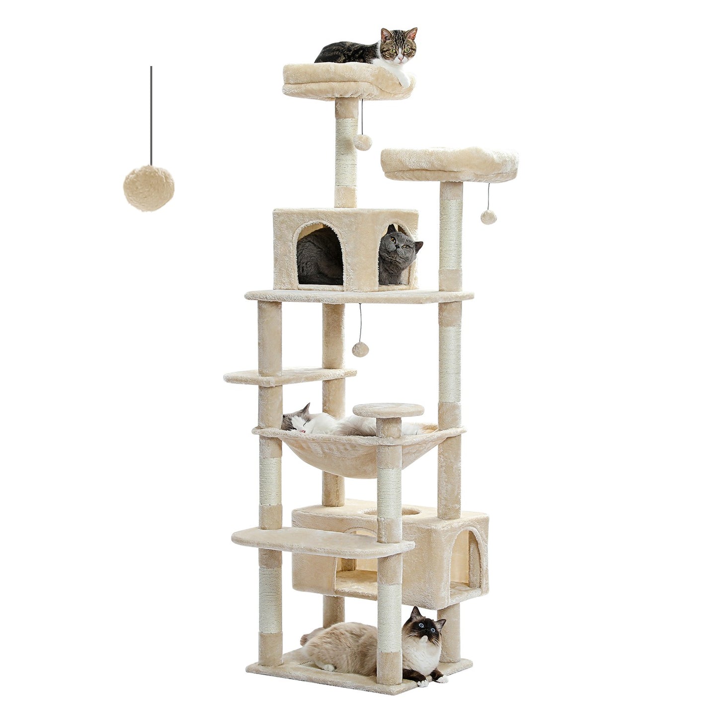 PAWZ Road Cat Tree Tower Condo Scratching Post Scratcher House for Large Cats