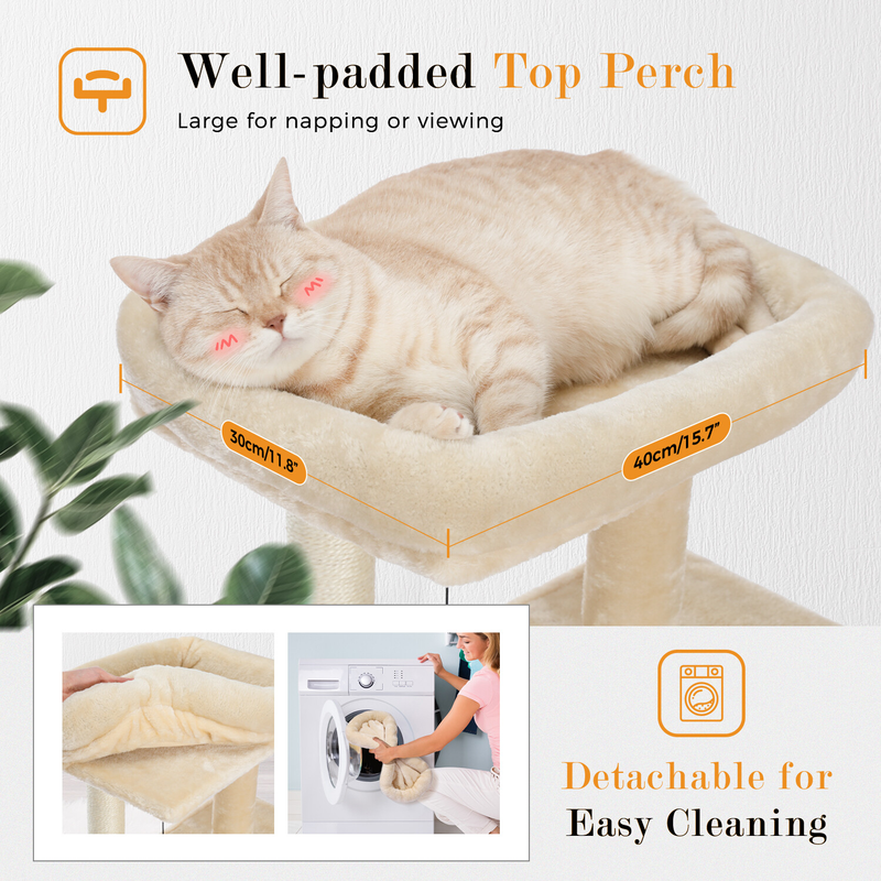 PAWZ Road Cat Tree Tower Condo Scratching Post Scratcher House for Large Cats