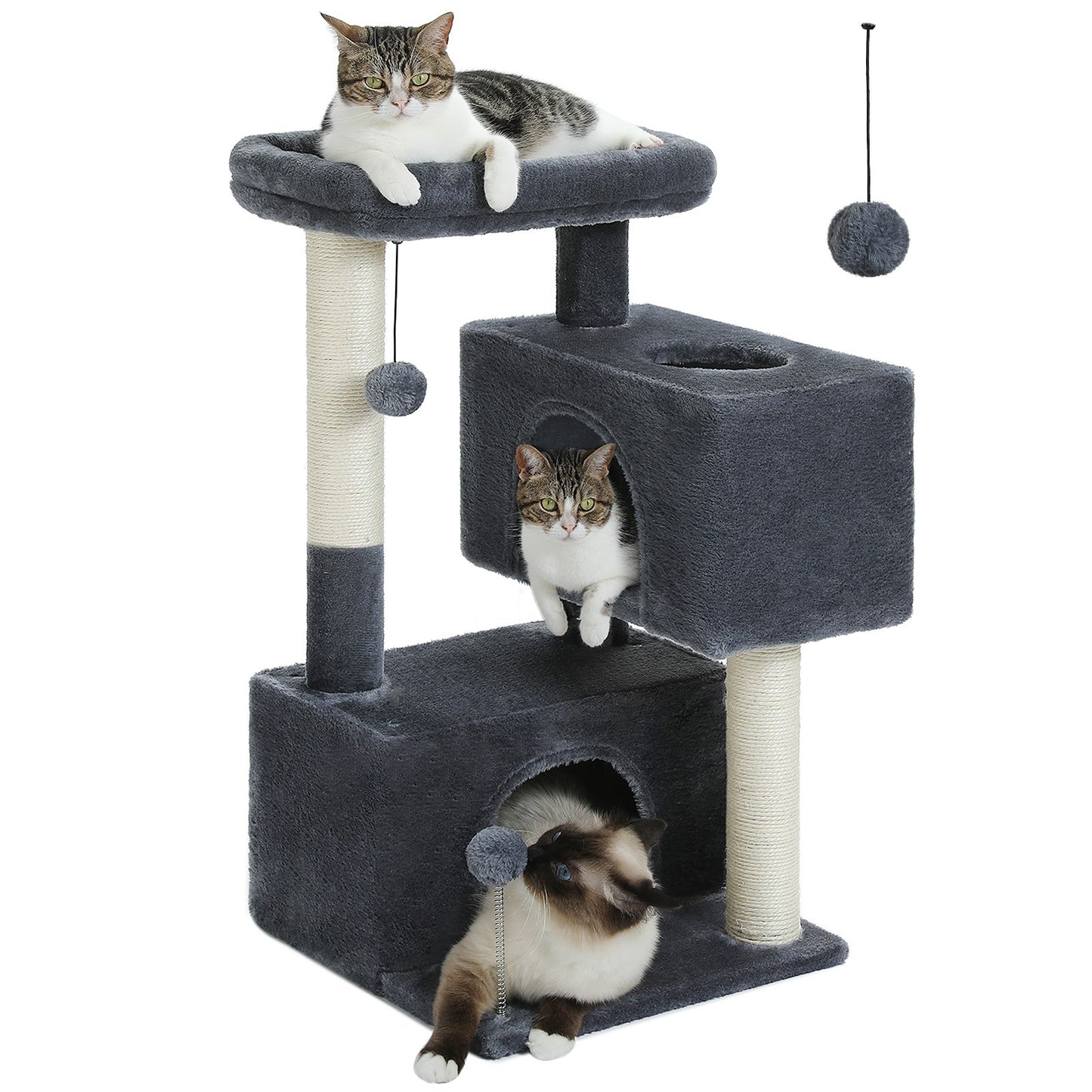 PAWZ Road Cat Tree Tower Condo Scratching Post Scratcher House for Large Cats