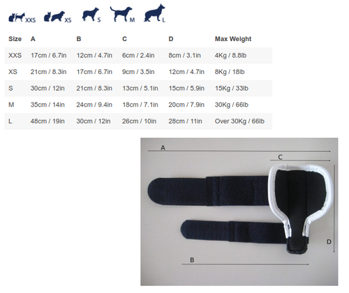Balto Dog Carpal Instability Brace: Carpal Hyperextension. BT-SPLINT Orthopaedic