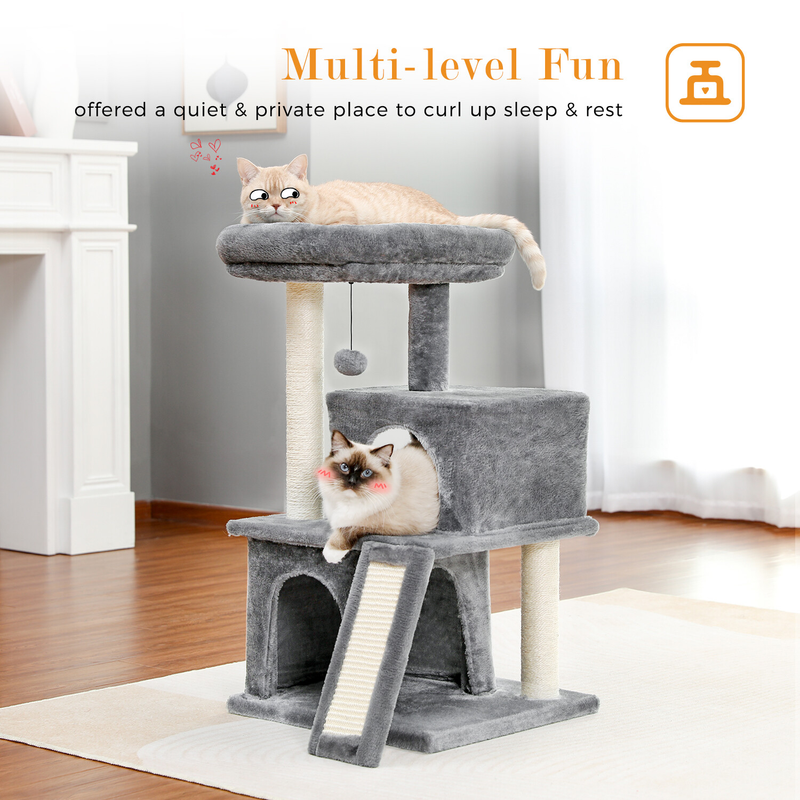 PAWZ Road Cat Tree Tower Condo Scratching Post Scratcher House for Large Cats