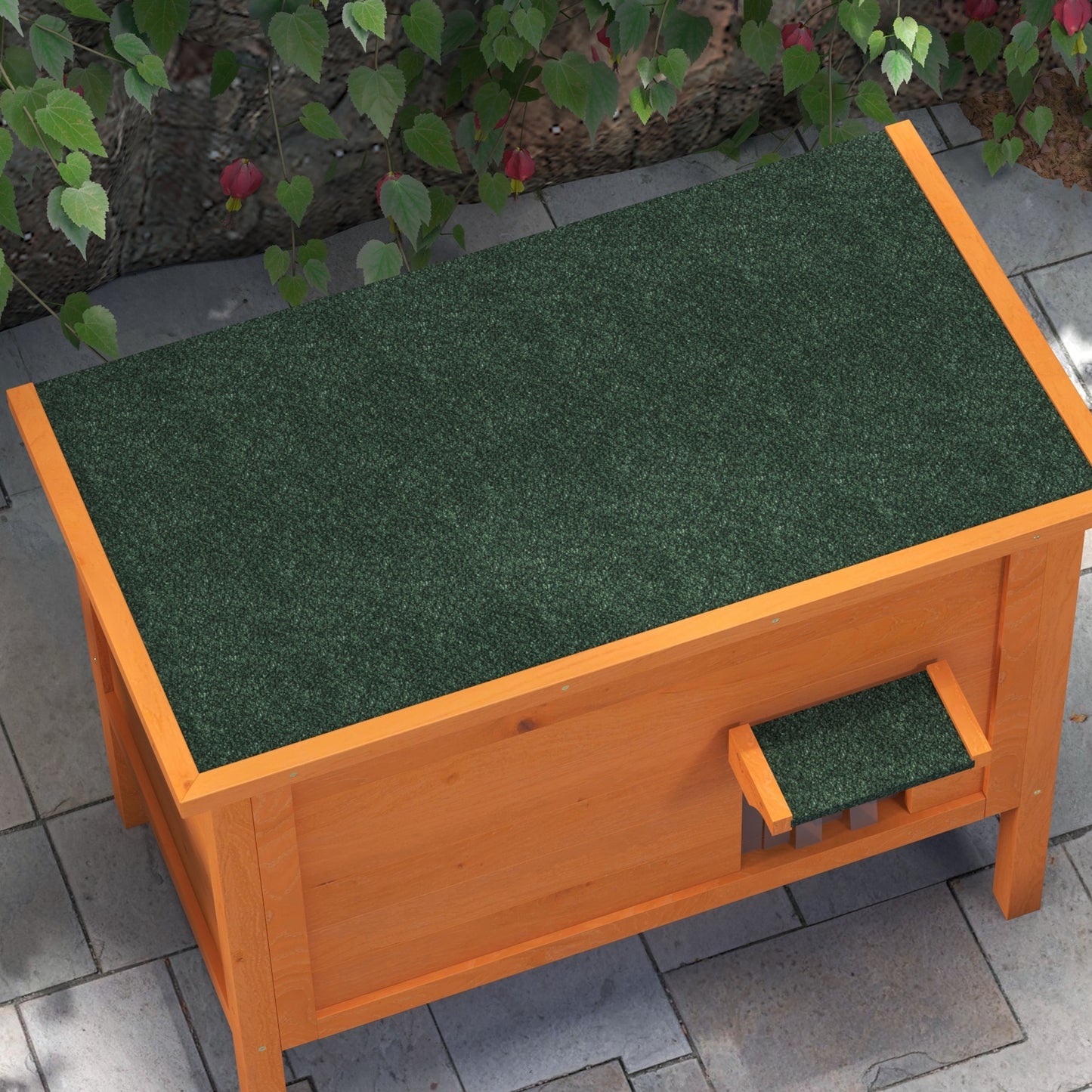 PawHut Outdoor Feral Cat House Insulated w/ Openable Roof