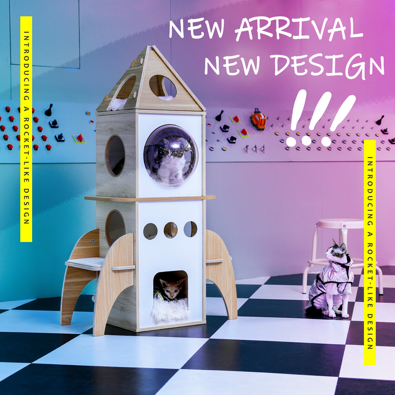 PAWZ Road Cat Tree Tower Condo Scratching Post Scratcher House for Large Cats