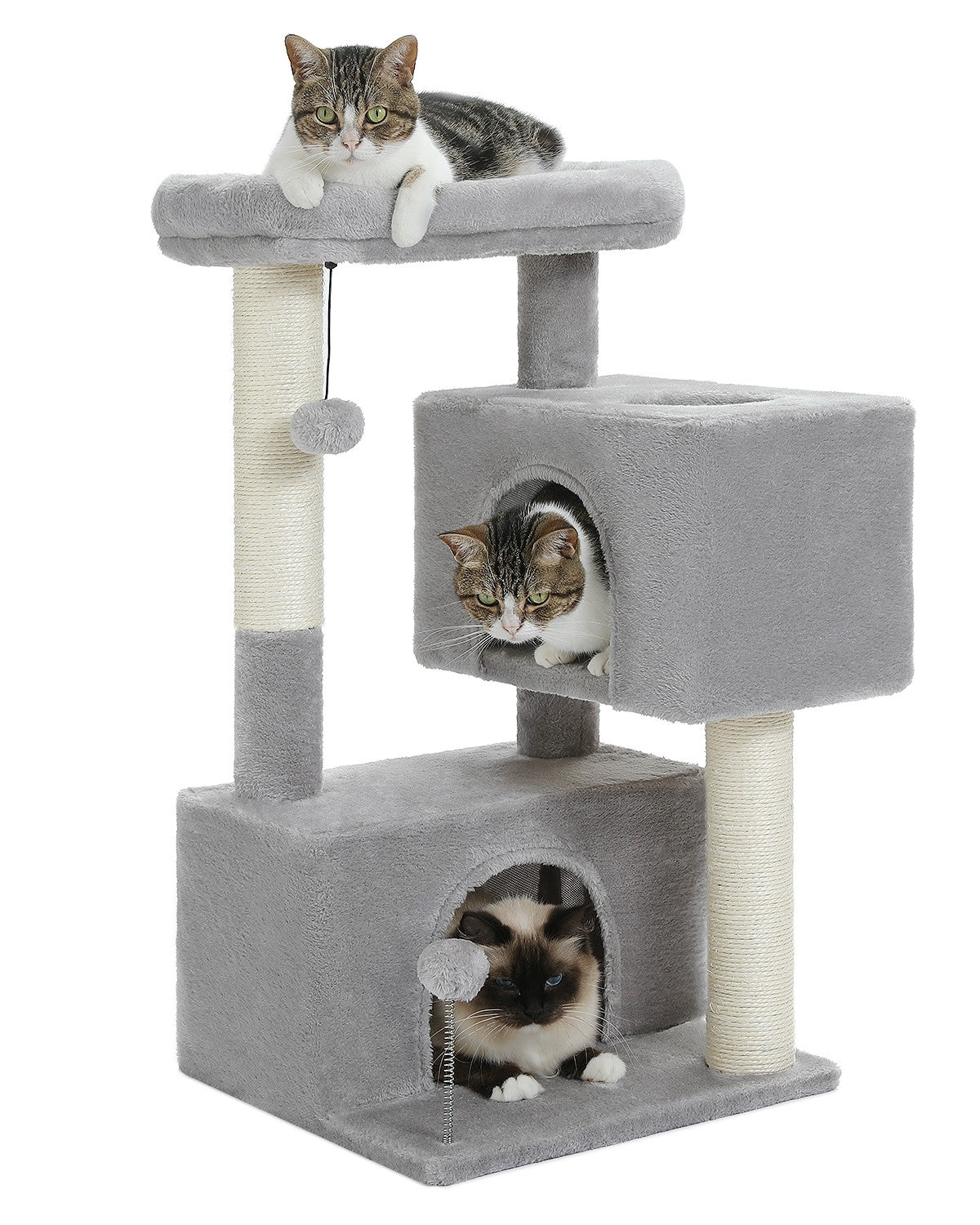PAWZ Road Cat Tree Tower Condo Scratching Post Scratcher House for Large Cats
