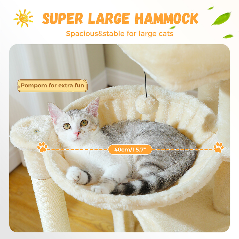 PAWZ Road Cat Tree Tower Condo Scratching Post Scratcher House for Large Cats