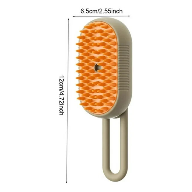 Cat & Dog Steam Brush 3-in-1 | Pet Hair Remover, Cleaner & Massager for All Pets