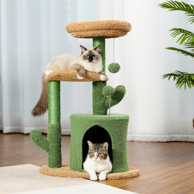 PAWZ Road Cat Tree Tower Condo Scratching Post Scratcher House for Large Cats
