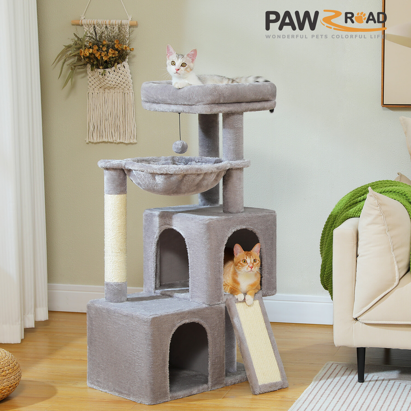 PAWZ Road Cat Tree Tower Condo Scratching Post Scratcher House for Large Cats