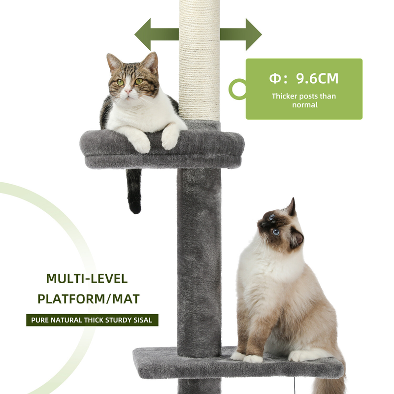 PAWZ Road Cat Tree Tower Condo Scratching Post Scratcher House for Large Cats