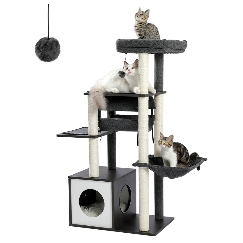 PAWZ Road Cat Tree Tower Condo Scratching Post Scratcher House for Large Cats