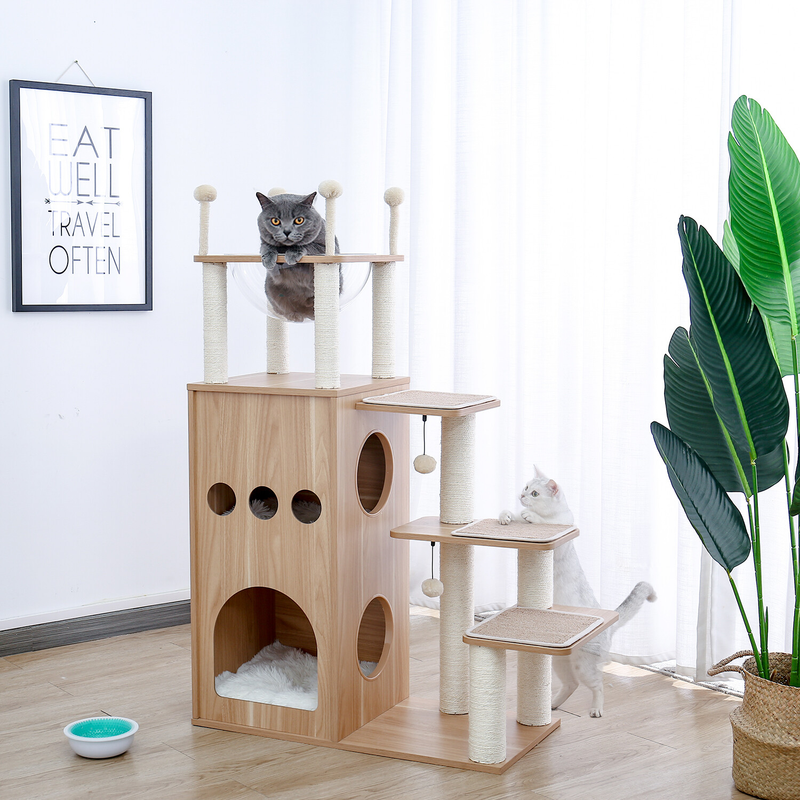 PAWZ Road Cat Tree Tower Condo Scratching Post Scratcher House for Large Cats