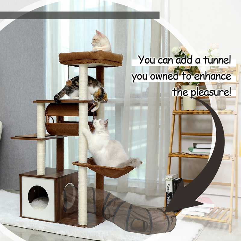 PAWZ Road Cat Tree Tower Condo Scratching Post Scratcher House for Large Cats