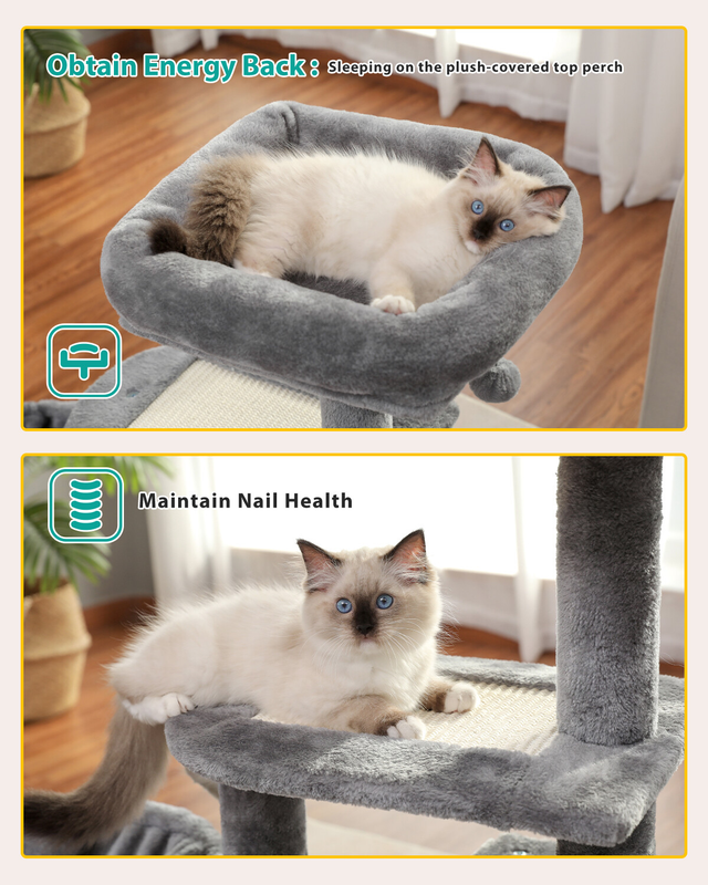 PAWZ Road Cat Tree Tower Condo Scratching Post Scratcher House for Large Cats