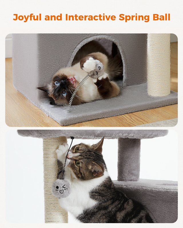 PAWZ Road Cat Tree Tower Condo Scratching Post Scratcher House for Large Cats