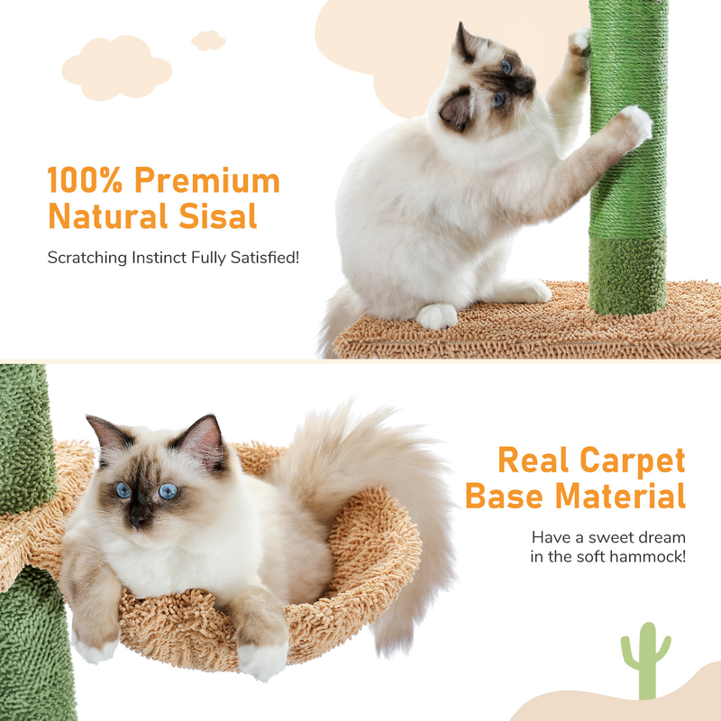 PAWZ Road Cat Tree Tower Condo Scratching Post Scratcher House for Large Cats
