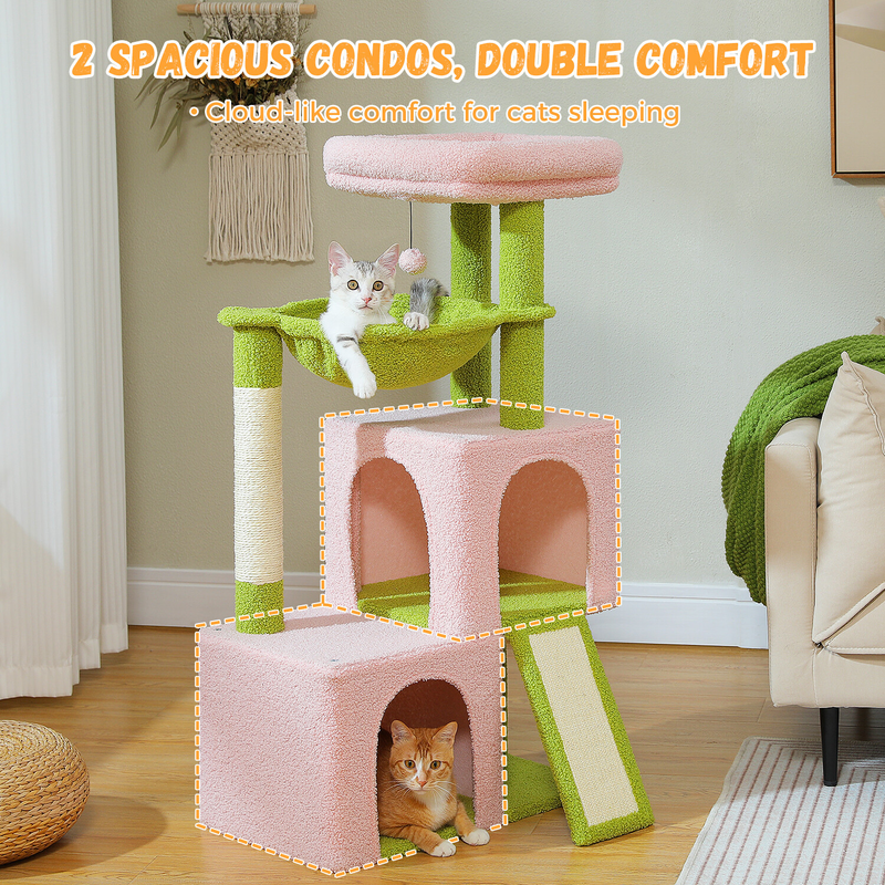 PAWZ Road Cat Tree Tower Condo Scratching Post Scratcher House for Large Cats