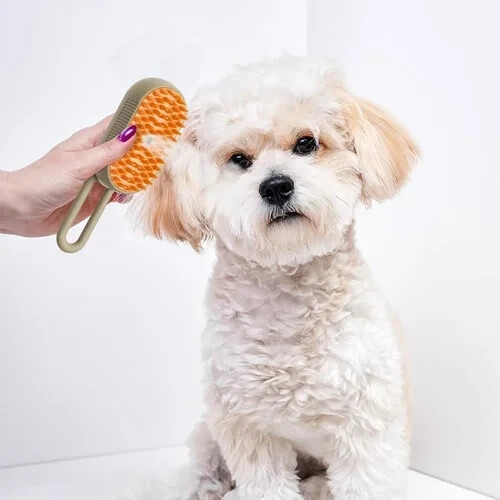 Cat & Dog Steam Brush 3-in-1 | Pet Hair Remover, Cleaner & Massager for All Pets