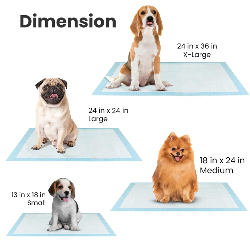 Wee Wee Pee Pads Dog Training Pads Pet Pads Underpads - All Types & Size FPN-LLC